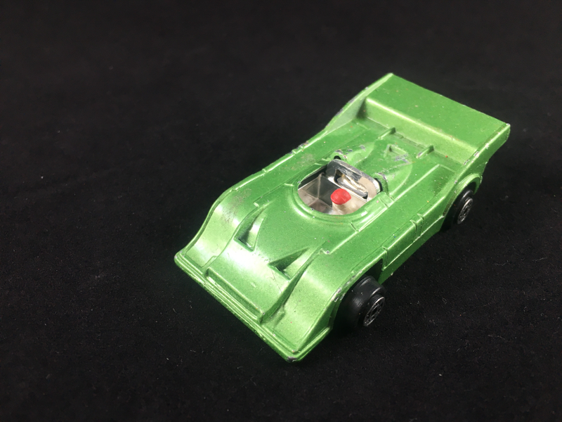 Porsche 917/10: Unknown Hong Kong manufacture. On the large side, probably around 1/55.